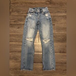 American Eagle Outfitters Light Blue distressed Denim Jeans
